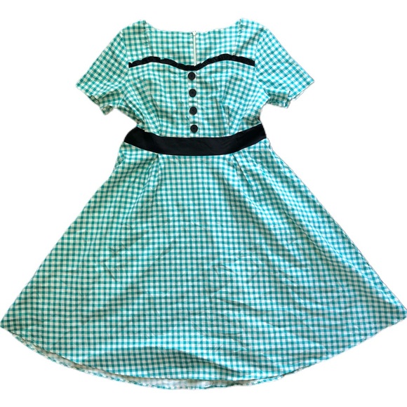 Dresses & Skirts - Vintage Inspired Checkered Midi Dress